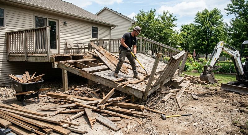 Walkway Demolition in Bergen County, NJ